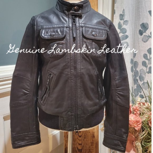 77kids Other - Vintage 77 Kids by American Eagle Genuine Leather Jacket